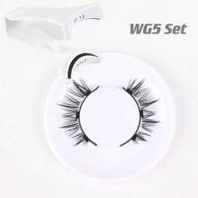 3-Magnet Magnetic Eyelashes Fluffy False Eyelashes No Glue Needed Magnetic Lashes Natural Strip Eye Lashes Magnetic Fake Eyelashes Durable Fake Lashes With Applicator - Natural Lashes - View 8