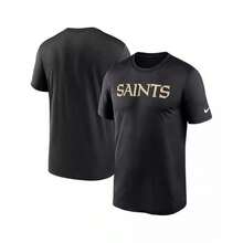 Nike Men's Black New Orleans Ss Primetime Legend Wordmark Performance T-Shirt - Black - View 2