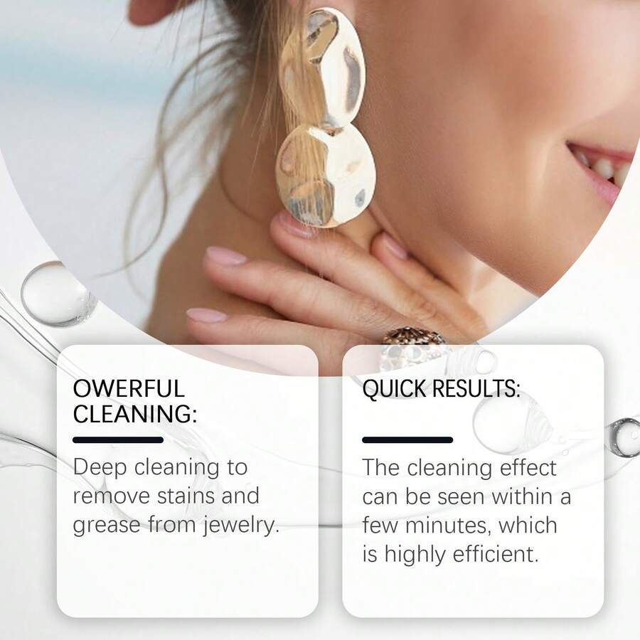 100ml Jewelry Cleaning Solution For Stain Removal, Jewelry Maintenance