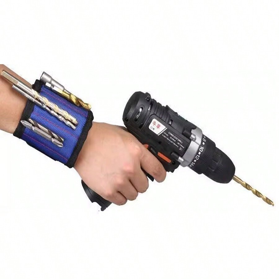 MultiFunctional Tool Wrist Strap Wooden Handle Tool Bag With