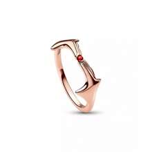 Anillo de  de  con piedra de cristal de Pandora - Oro rosa - Ver 1