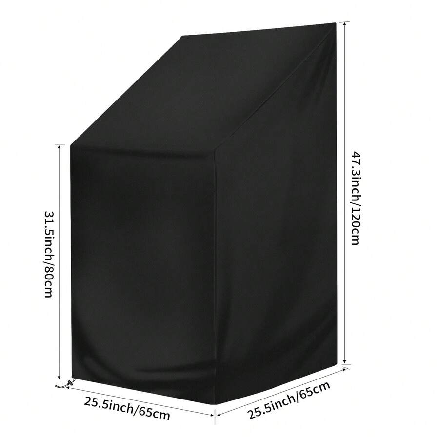 Garden Stacking Chair Cover Waterproof 210D Oxford Fabric Garden