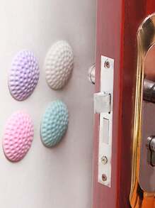 10 miếng đệm giảm xóc cửa im lặng, thảm cản tường cho tay nắm cửa và ổ khóa, miếng bảo vệ đệm cao su, đa chức năng, màu sắc ngẫu nhiên Quà tặng tốt nhất - Nhiều màu - Xem 1