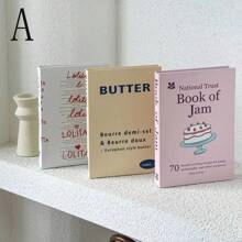 3pcs Modern Minimalist Fake Book Folding Style Decorative Props, Ideal For Home Decor And Stage Sets Best Gifts Birthday Graduation