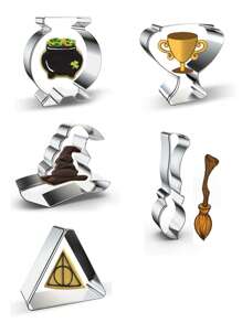 1pc Stainless Steel Cookie Cutter Mold, Magical Castle, Owl Scarf DIY Tool - Cookie Cutters - View 9