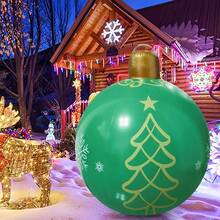 1 quả bóng trang trí Giáng sinh bơm hơi, bóng trang trí bơm hơi PVC cho tiệc ngoài trời, đồ trang trí Giáng sinh ngoài trời, quà tặng Giáng sinh - Nhiều màu - Xem 8