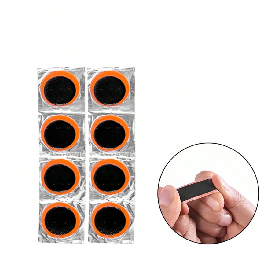 Bicycle Tire Repair Kit With Tire Levers, Metal Rasp, For Mountain And