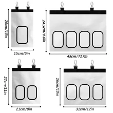 Rabbit Hay Bag Feeder, White 600D Oxford Cloth Fabric Hay Hanging Feeder Storage For Rabbit Chinchilla Small Animals - White - View 3