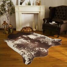 Faux Cow Rug For Living Room Cow Print Rug Non Slip Area Rug Industry Style Western Rugs
