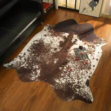Faux Cow Rug For Living Room Cow Print Rug Non Slip Area Rug Industry Style Western Rugs