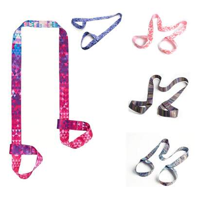 1 件瑜伽垫带，可调节耐用瑜伽垫带，拉伸带，腿部拉伸带，适用于瑜伽垫瑜伽锻炼