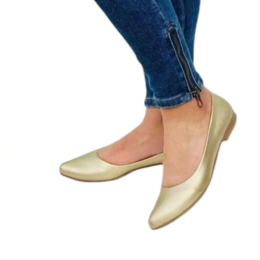 WOMEN'S SHOES BALLERINAS BALLERINAS - Rose Gold - View 1