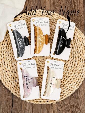 Fermagli per capelli personalizzati, mollette per capelli, forcine per capelli, fermagli per capelli con strass, accessori per capelli, mollette per capelli con nome personalizzato, fermagli per capelli, regali da principessa rosa, mollette per capelli con nome personalizzato, mollette per capelli con fiocco personalizzate, accessori per capelli per la festa di matrimonio, stile Y2K, kawaii, carini, adorabili, colorati, alla moda, personalizzati, unici, regali ideali per lei, fidanzata, amica, famiglia, lei, accessori per capelli personalizzati, stile retrò