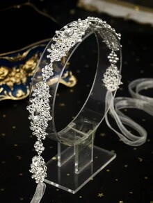 1pc Rhinestone Bridal Belt Wedding Dress Belt Elegant Wedding Belt Sashes