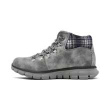Skechers | Women's Synergy - Plaid Mood Hiking Sneakerboots  |  | Women Sports Bras - Charcoal - View 3
