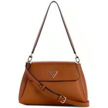 Bolso de hombro con solapa Sora Girlfriend de GUESS - Coñac - Ver 4