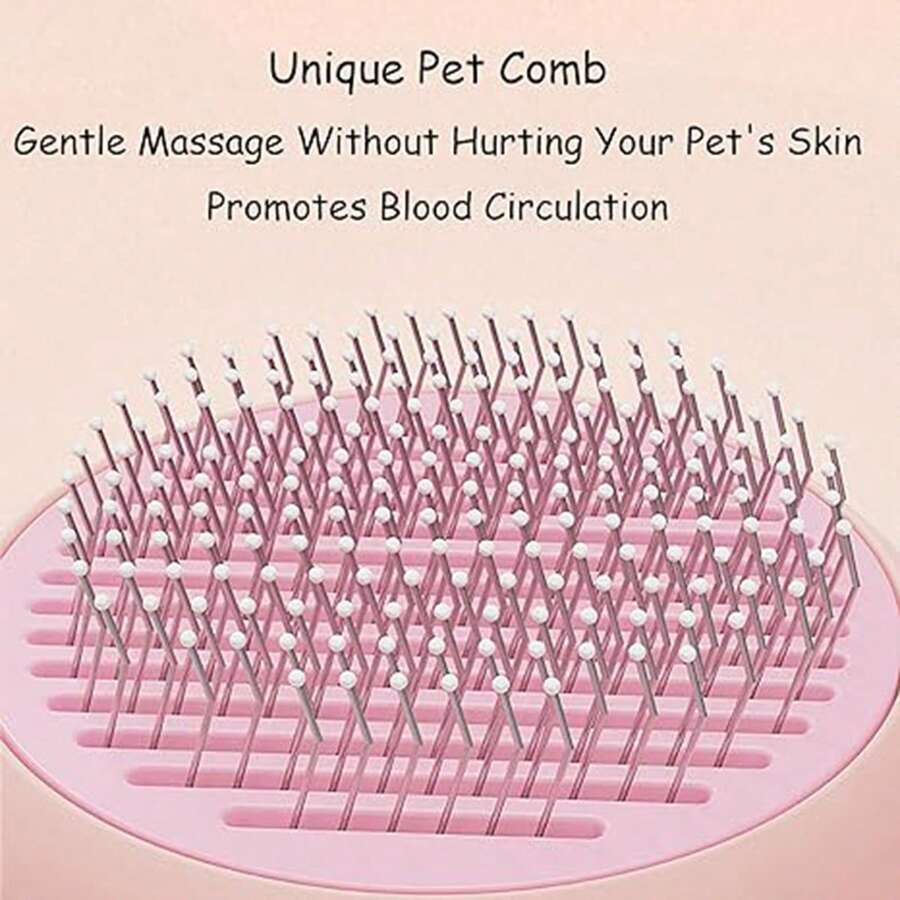 1pc New Pet Spraying Brush, Automatic Deshedding Brush, SelfCleaning