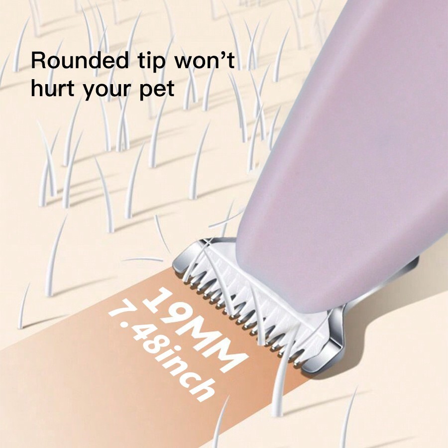 Pet Foot Hair Trimmer, Waterproof Plastic Cat Paw Grooming Electric