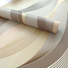 1 Cuộn Giấy dán tường sọc sóng, Giấy dán tường tự dính bằng nhựa vinyl màu vàng/đen, có thể tháo rời, Không thấm nước, Bền lâu, Phim vinyl, Trang trí cho phòng, Tường, Nhà bếp, Nhà ở, Phòng ngủ, Phòng khách, Lớp lót ngăn kéo, 1000*45cm/393,7*17,71 inch - Vàng - Xem 5