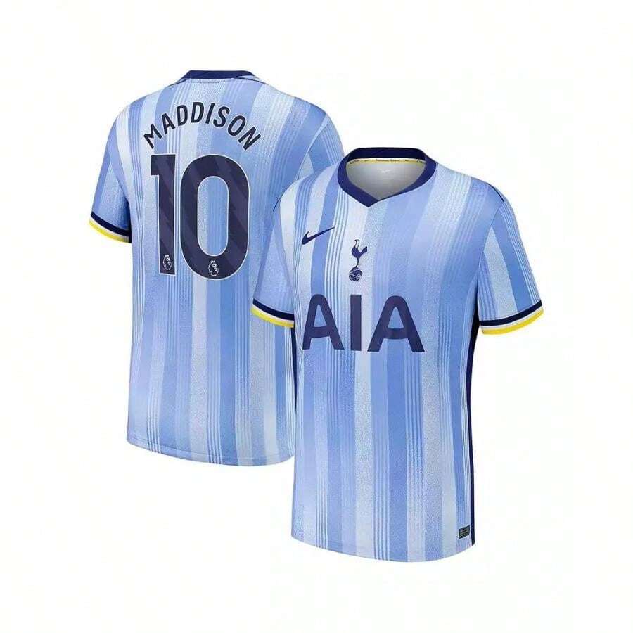 Nike Boyfriend Style Men's James Maddison Blue Tottenham Hotspur 2024/25 Away Replica Player Jersey - Blue - View 1