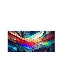 1pc PVC Window Privacy Film Static Clings Stickers Rainbow Film For Glass Door Heat Control Anti UV Color Shattered Creativity - Multicolor - View 19