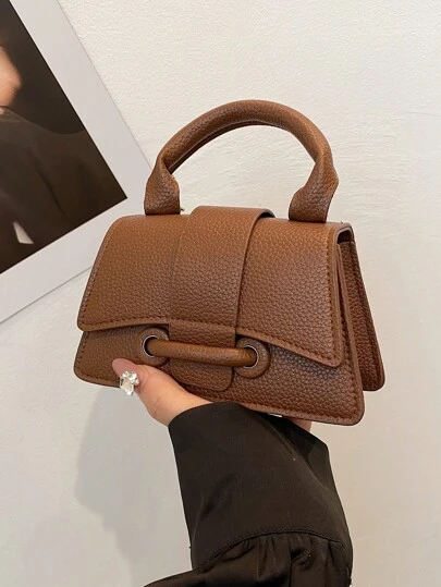 Mini Handbag, Minimalist Exotic Style Tote Bag, Versatile Fashion Shoulder & Crossbody Bag, Presbycrime Women Bag, Retro Style