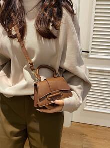 Mini Handbag, Minimalist Exotic Style Tote Bag, Versatile Fashion Shoulder & Crossbody Bag, Presbycrime Women Bag, Retro Style