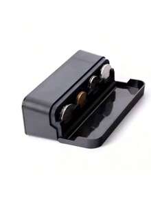 1 cái Giá đỡ tiền xu trên ô tô loại ép màu trơn - màu đen - Xem 8