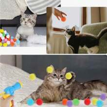 Drôles de poupées interactives en peluche DIY pour chats et chiens, pistolet pour l'entraînement intérieur, lance-boules de peluche silencieux à haute élasticité, pistolet de poupée sans danger