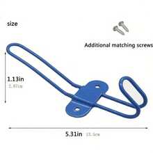 2/4/6 件彩色儿童墙壁衣帽钩 - 易于安装，卧室和门装饰衣架 - 红色、黄色、绿色、蓝色 - 彩色 - 查看 2