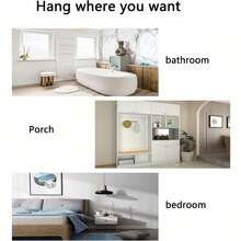 2/4/6 件彩色儿童墙壁衣帽钩 - 易于安装，卧室和门装饰衣架 - 红色、黄色、绿色、蓝色 - 彩色 - 查看 3