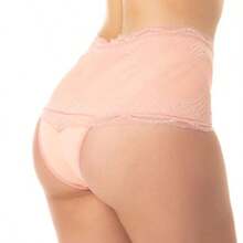 Kit Of 3 Lace Panties, High Waist, Comfort, Shaping, Tightens The Belly, Helps To Shape Postpartum - 彩色 - 查看 8