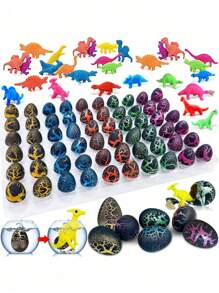 5/10/20 Colorful Rain Flower Mini Hatched Dinosaur Eggs, Dinosaur Party Favorite Birthday Supplies, Classroom Carnival Prizes, Loose Pinata Fillings, Novel Dinosaurs Growing In Water For 14+Year Olds