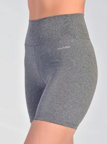 WOMEN'S FITNESS RUNNING SHORTS WITHOUT TRANSPARENCY - 灰色 - 查看 1