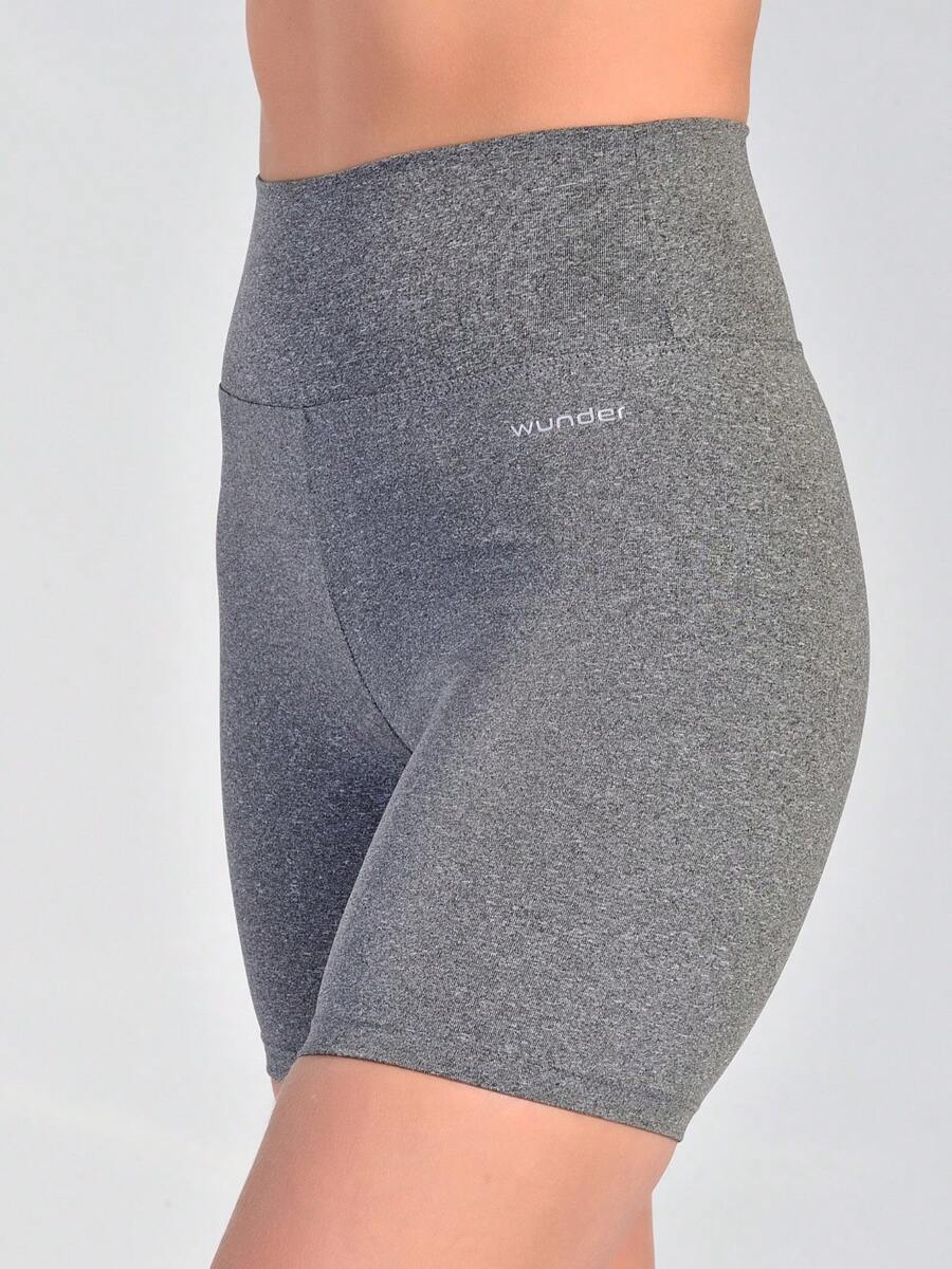 WOMEN'S FITNESS RUNNING SHORTS WITHOUT TRANSPARENCY - 灰色 - 查看 1