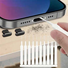 10pcs Dust Plug Kit With Cleaning Brush For Computer, Laptop, Keyboard, Electronic Organ, And Musical Instruments - Protects Against Dust And Debris, Tools For Men - White - View 2