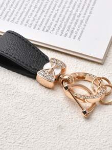 Móc khóa ô tô hình nơ đính kim cương, Mặt dây chuyền móc khóa ô tô sáng tạo tinh tế, Mặt dây chuyền ba lô móc khóa ô tô cho nữ, Tinh tế và đẹp mắt - Nhiều màu - Xem 15