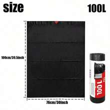 2 Rolls Of 30/60/100L Multi-Purpose Garbage Bags For Kitchen Household Large Drawstring Garbage Bags Bathroom Garbage Bags Disposable Garbage Bags Bagged Kitchen Storage Garbage Bags Suitable For Bathroom Kitchen Office Restaurant Living Room Room Cleaning Supplies,Kitchen,Bathroom,Home,Household Suppliers