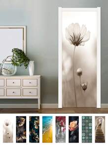 2 miếng dán cửa hoa có thể tháo rời, miếng dán vinyl tự dính, giấy dán tường cửa hoa màu be 3D, bóc ra và dán cho phòng ngủ, phòng khách, ký túc xá, trang trí thẩm mỹ, nhãn dán, decal dán tường, decal vinyl trang trí nhà cửa, vật dụng trang trí mùa xuân, làm mới ngôi nhà của bạn, nhãn dán trang trí lễ hội, quà tặng sinh nhật, tốt nghiệp - Nhiều màu - Xem 2