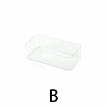 1 hộp đựng đồ để bàn tinh tế - Giỏ đựng mỹ phẩm trong suốt cho ký túc xá, hộp đựng son môi và phấn mắt, hộp đựng cọ trang điểm gọn gàng, kệ đa năng đựng đồ lặt vặt. - Trong sáng - Xem 10