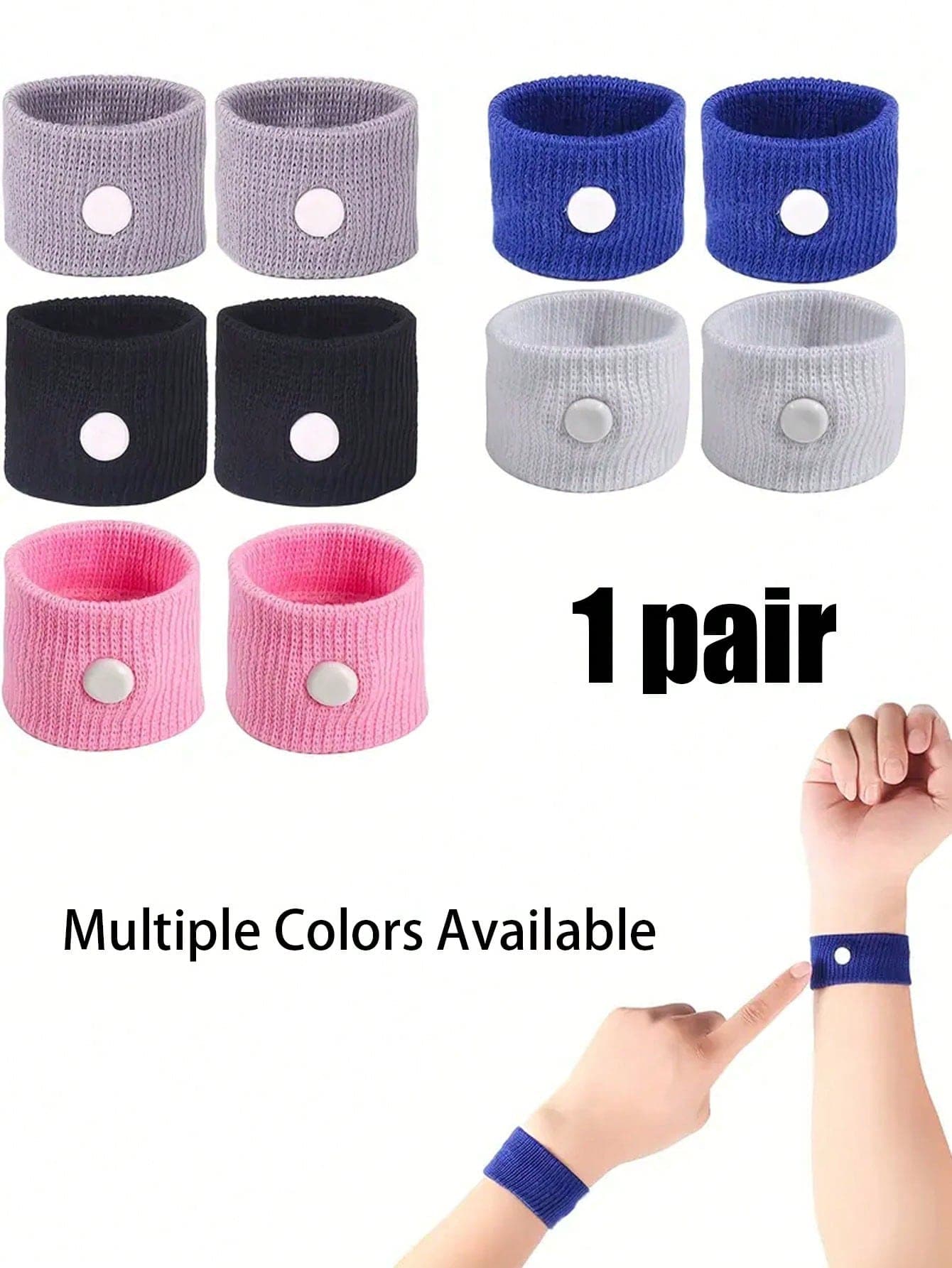 Vòng đeo tay chống say tàu xe, Quà tặng cho phụ nữ mang thai Vòng đeo tay chống say tàu xe, Vòng đeo tay chống say tàu xe cho phụ nữ mang thai, Vòng đeo tay giảm say tàu/máy bay, Vòng đeo tay chống buồn nôn ngoài trời cho các vật dụng thiết yếu khi đi du lịch trên tàu du lịch - Nhiều màu - Xem 1