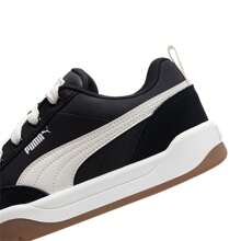 Puma 男鞋女鞋情侶鞋戶外運動休閒鞋皮面板鞋 397495-01 - 黑色-灰色 - 查看 6