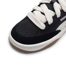 Puma 男鞋女鞋情侶鞋戶外運動休閒鞋皮面板鞋 397495-01 - 黑色-灰色 - 查看 5