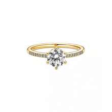 Pandora | Cubic Zinia Moments Clear Sparkling Crown Solitaire Ring |  | Women Bangles - Vàng - Xem 1