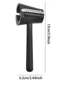 1个手动螺旋蔬菜切片器，一款紧凑易用的蔬菜去皮切片工具，适用于雕刻水果和蔬菜。