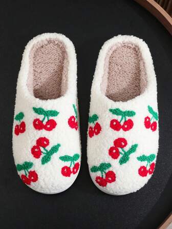 Papuci Cireși, Casă Confortabilă, Simplu și Elegant, La modă și Drăguț, Papuci de casă, Pantofi de casă Mop pentru podea