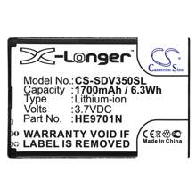 Battery For Sonocaddie G-4L HE9701N V350 V500 Zoomax Snow Magnifier R001710000