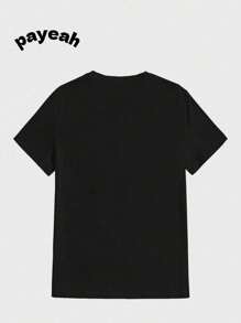 Payeah Crab Rangoon Metal Classic T-Shirt  Casual Digital Print  Pure Heavy Cotton T Shirt - màu đen - Xem 2