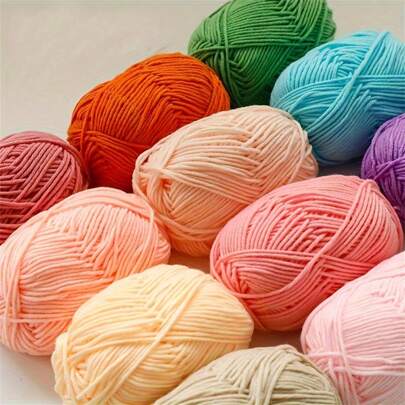 1pc Yarn, For DIY Knitting And Crocheting Blanket, Sweater, Scarf, Amigurumi Dolls. Approximately 3, 740 Yards. 1.76 Oz/Skein