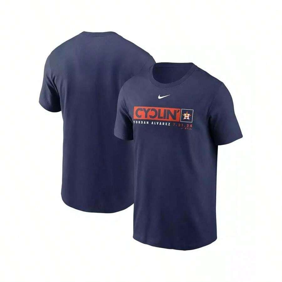 Nike Men's Yordan Alvarez Navy  Hit For The Cycle T-Shirt - Navy - View 1